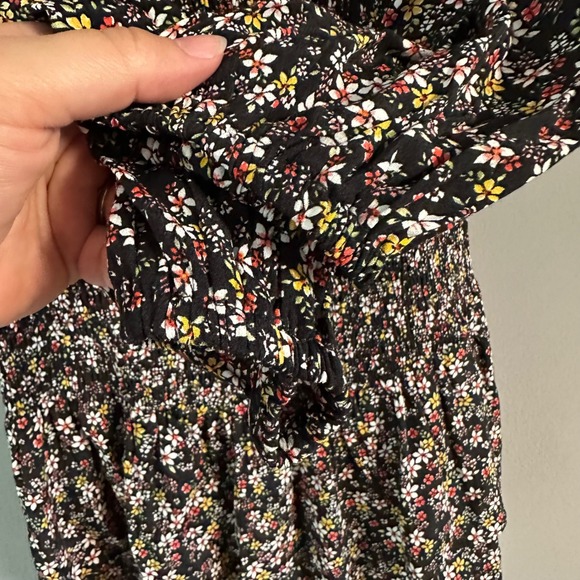 Lost + Wander Smocked Bodice Long Bubble Sleeve Floral Mini Dress - Picture 10 of 10